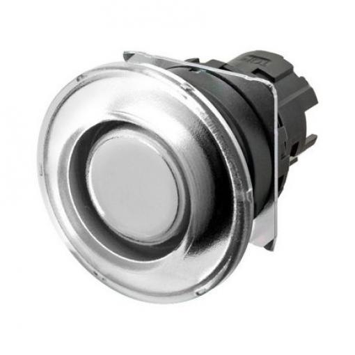 Omron Hlava tlačítka, řada: A22N Bílá Okamžité, průměr výřezu: 22 mm IP69K, IP67, IP66