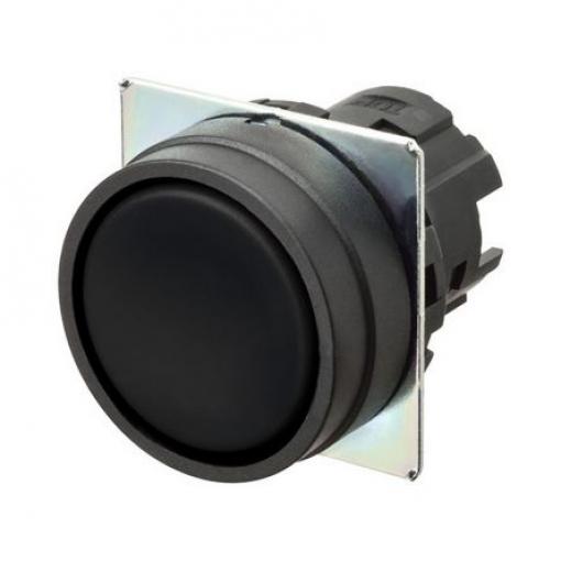 Omron Hlava tlačítka, řada: A22N Černá Okamžité, průměr výřezu: 22 mm IP66, IP67, IP69K