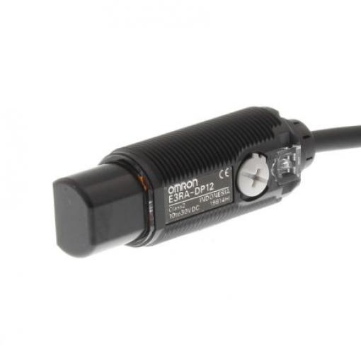 Omron Fotoelektrický snímač, řada: E3FA/E3RA/E3FB/E3RB Válcovitý Kabel, výstup: PnP Difuzní