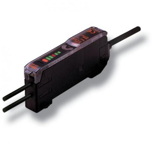Vláknový zesilovač 100 mm, výstup: NPN IP50 12 → 24 v DC