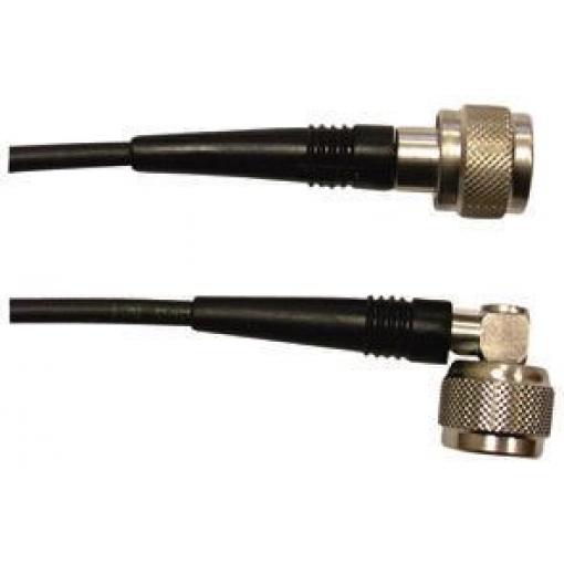 Koaxiální kabel, řada: Cable Assembly, Černá Vnější, A: Rovný konektor samec Vnější, B: Typ N 500 mm Radiall
