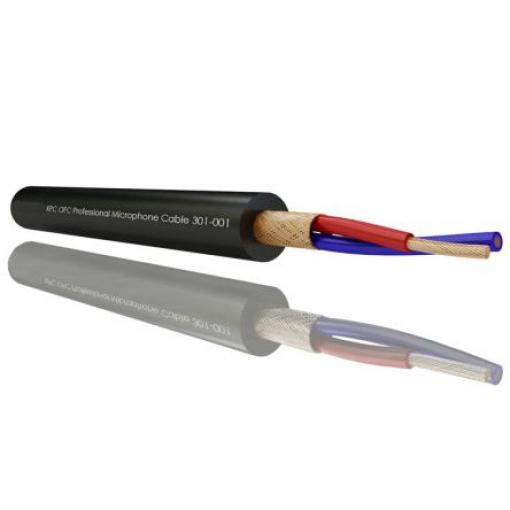 Vícejádrový mikrofonní kabel 2žilový Stíněný, vnější průměr: 6.35 mm OD plocha průřezu 0.10 mm RS PRO, Černá 100 m