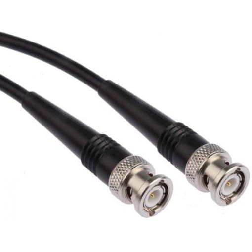Koaxiální kabel, řada: Cable Assembly, Černá Vnější, A: BNC Vnější, B: BNC 5 m Radiall