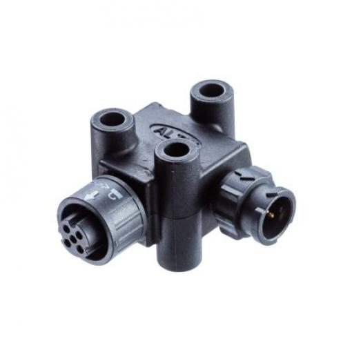 Amphenol Industrial Adaptér pro kulaté konektory, řada: LTW X-Lok, orientace těla: Pravý úhel 5 Vnitřní, 85 °C 5, 0 °C,