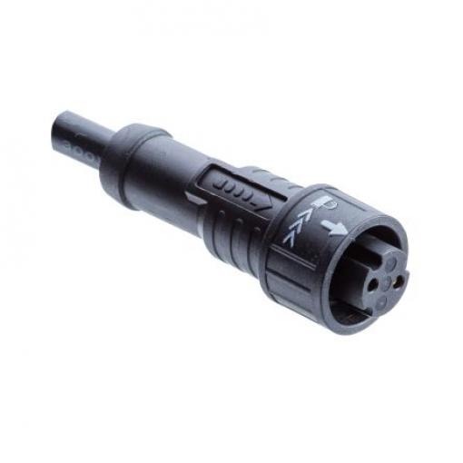 Kabel ovladače snímače, A: Vnitřní, A: X Uzamknout Velikost 6, B: Volný konec, B: Neuzavřený, IP68, řada: AU Amphenol