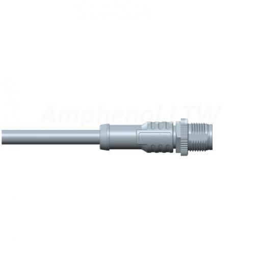 Kabel ovladače snímače, A: Vnější, A: M12 17, B: Bez koncovky, IP68, řada: M12A Amphenol Industrial 2 m