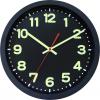 EUROTIME 53861-05 DCF nástěnné hodiny 30 cm x 50 mm, černá