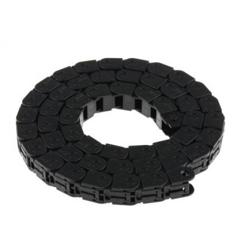 Kabelové rozdvojky, řada: e-chain Igumid G barva Černá 16.5mm x 15 mm x 1 m, min. poloměr ohybu 38 mm Igus