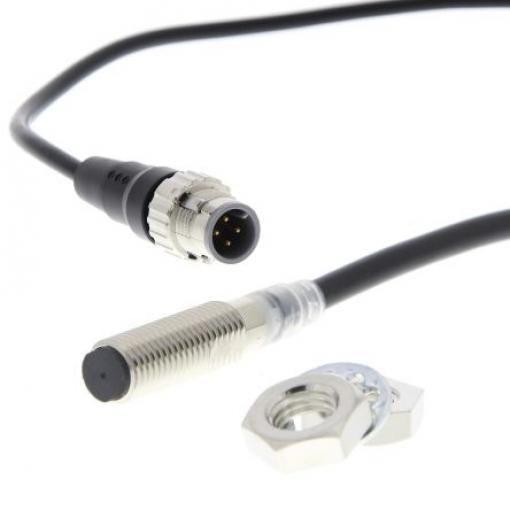 Omron Snímač přiblížení E2E-X4B1T8-M1TJ 0.3M Válec se závitem M8 50 mA E2E IP67 PnP 700 Hz 4 mm 30 V dc