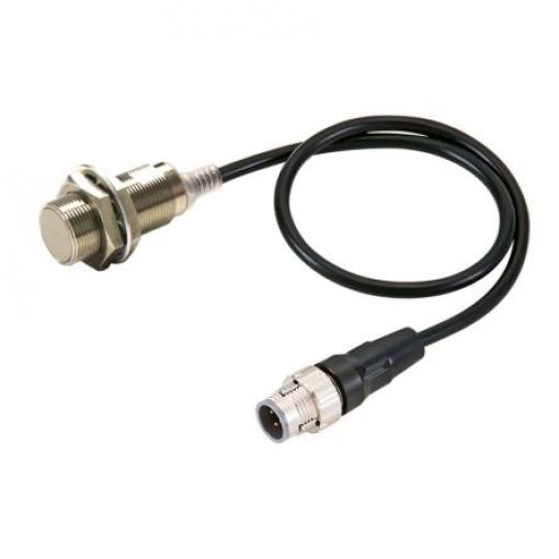 Omron Snímač přiblížení E2E-X8B1T18-M1TJ 0.3M Válec se závitem M18 200 mA E2EW IP67 PnP 500 Hz 8 mm 30 V dc