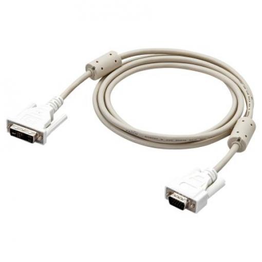 Omron, A: Vnější DVI-D, B: Vnější D-SUB 2 m Kabel DVI, Bílá, Polyvinylchlorid