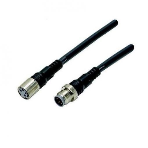 Kabel ovladače snímače, A: Vnitřní, A: Rovný 3, B: Přímý, B: Vnější, IP67, řada: XS3W Omron 2 m