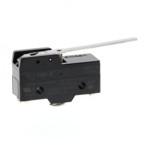 Omron Z Páka se závěsem Koncový spínač SPDT IP00 Plastové 500 V ac 15 A