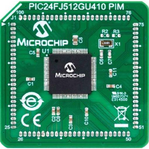 Microchip Vývojový nástroj pro mikrokontroléry, PIC24FJ512GU410, PIC24, MCU MA240041, Mikrokontrolér, Vývojová deska
