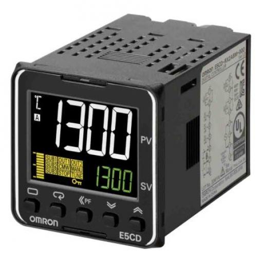 Omron PID regulátor teploty, řada: E5CD Montáž do panelu, 55 °C, -10 °C 2, počet výstupů: 2, výstup: Polovodičové relé