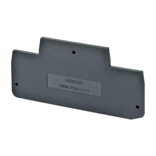 Omron Koncová deska, řada: XW5E 0.14 to 2.5 mm², Kabel Černá, počet cest: 2 22A, 0.14 to 2.5 mm², 600 V Lišta DIN