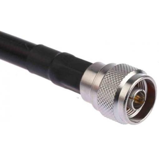 Koaxiální kabel, řada: Cable Assembly, Černá Vnější, A: Typ N Vnější, B: Typ N 5 m Radiall