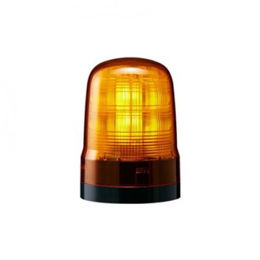 Patlite LED maják, řada: SF barva Žlutá LED 24V dc 0.32A, 0.62 A Základna EN62471, KN61000-6-4, EN61000-3-2, FCC Part15