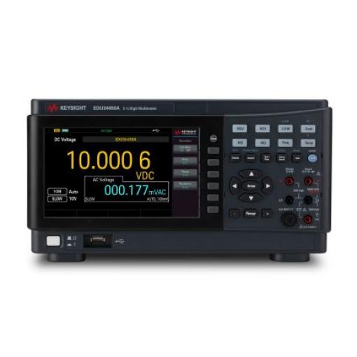 Multimetr Pracovní stůl 3 A ac, typ displeje: Digitální 750 V ac, číslo modelu: EDU34450A Keysight Technologies True RMS