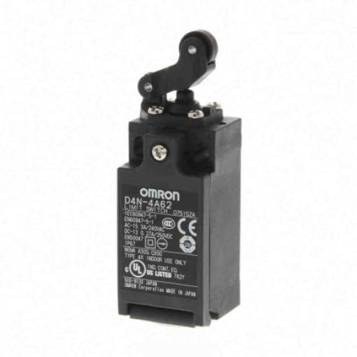 Omron D4n Páka s válečkem Koncový spínač 1 NO/1 NC IP67 Kov