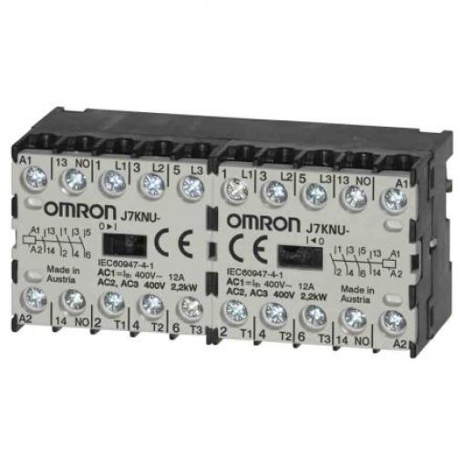 Omron 2 NC Stykač napětí ve vinutí 90V ac 5 A 2.2 kW s 3 NO, 1 NC kontakty Reverzační, rozsah: J7KNU