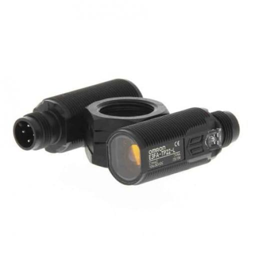 Omron Fotoelektrický snímač, řada: E3FA Válcovitý, výstup: PnP Jednocestný
