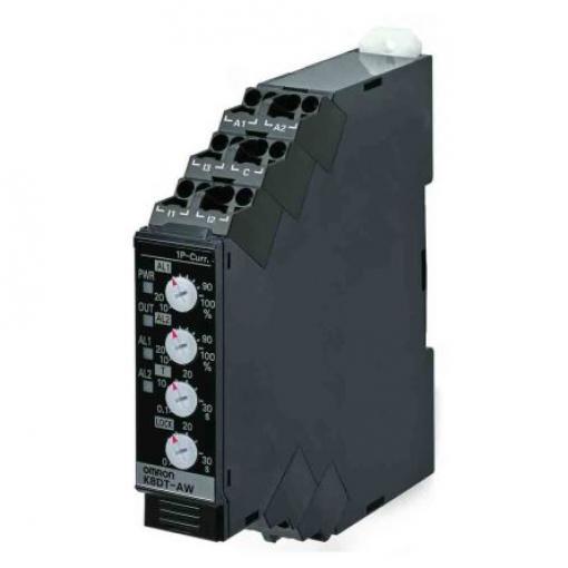 Omron Monitorovací relé 1, řada: K8DT-AW a SPDT kontakty Lišta DIN, Šroubová svorka, 10A - 200A, 24 V ac