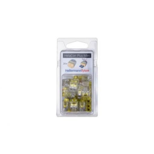 Dělený konektor (izolační svorka), řada: HelaCan Plus Mini Neizolované, max. AWG: 14 AWG, min. AWG: 14 AWG barva Čirá,