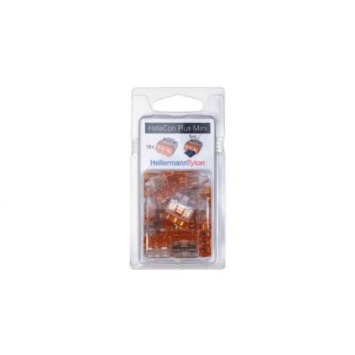 Dělený konektor (izolační svorka), řada: HelaCan Plus Mini Neizolované, max. AWG: 14 AWG, min. AWG: 20 AWG barva