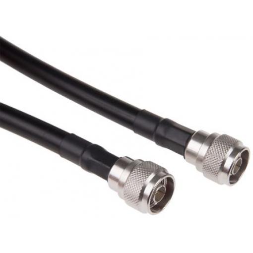 Koaxiální kabel, řada: Cable Assembly, Černá Vnější, A: Typ N Vnější, B: Typ N 1 m Radiall