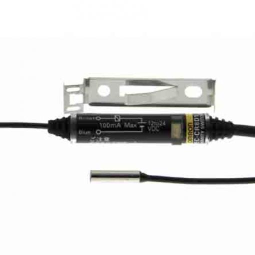 Omron Snímač přiblížení E2EC-CR8D1 Válcový M12 5 to 100 mA E2EC IP67 2vodičové 1.5 kHz 0.8 mm 30 V dc
