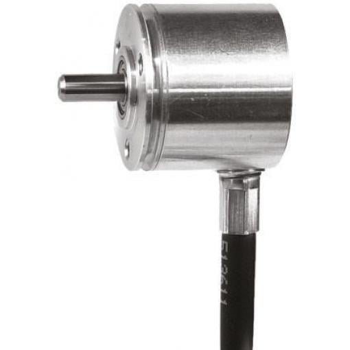 Přírůstkový kodér, řada: BTIV Optické Dvojčinný, HTL 30V 1200 rpm 1024 ppr Pevný IP54 Baumer 4 mm