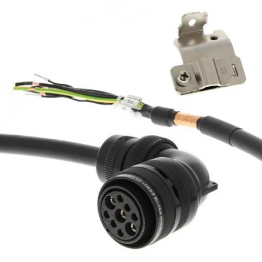 Kabel, Napájecí kabel, pro použití s: SERVOMOTOR ŘADY 1S s napětím 400 V. Omron