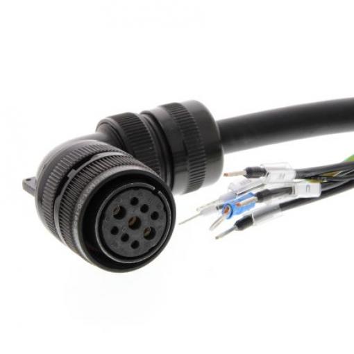 Kabel, Napájecí kabel, pro použití s: Servomotor 200 V. Omron