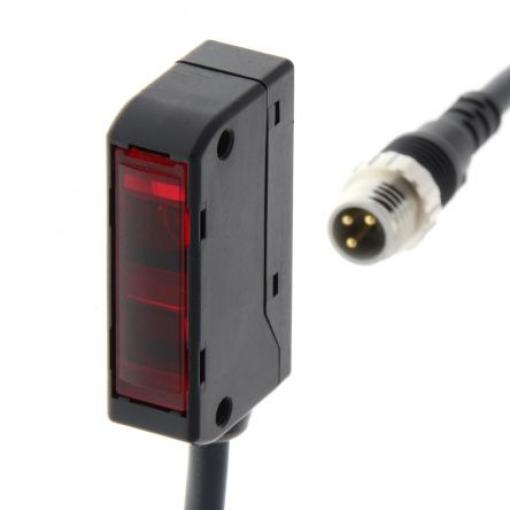 Omron Fotoelektrický snímač, řada: E3S-LS3 Blok, výstup: PnP Omezená-reflexní