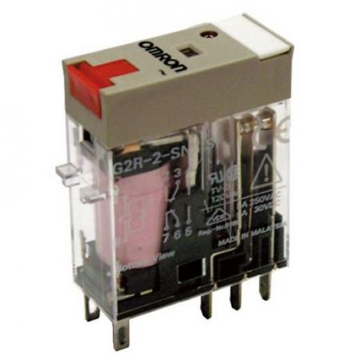 Omron Relé bez blokování DPDT 5 A 12 V ac G2R-2