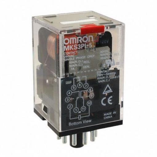 Omron Relé bez blokování 3PDT 10 A 110 V ac MKS