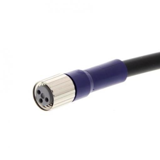 Kabel ovladače snímače, A: Vnitřní, A: Rovný 3, B: Bez koncovky, 125V dc, IP67, řada: XS3F Omron 2 m