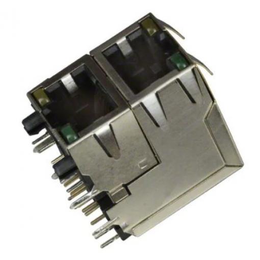 Amphenol Communications Solutions Konektor RJ45, řada: RJSAE Vnější Cat5, počet cest: 8, Průchozí otvor, počet portů: