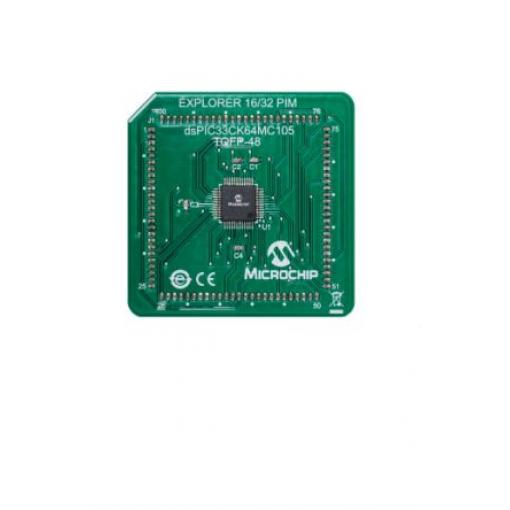 Microchip Zásuvný modul, dsPIC33C MA330052, Mikrokontrolér, MCU, 16 bitů, Univerzální PIM dsPIC33CK64MC105, Modul