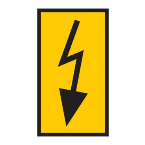 Zaklapávací barva Černá HellermannTyton Žlutá 561-02764 WIC2-LIGHTNING-PA66-YE