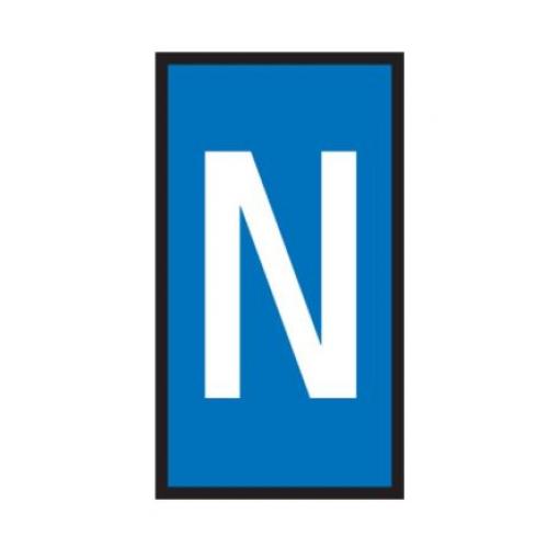 Zaklapávací barva Bílá Tisknutelný HellermannTyton Modrá 561-03146 WIC3-N-PA66-BU