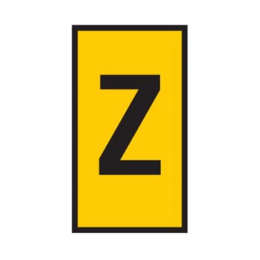 Zaklapávací barva Černá HellermannTyton Žlutá 561-03264 WIC3-Z-PA66-YE