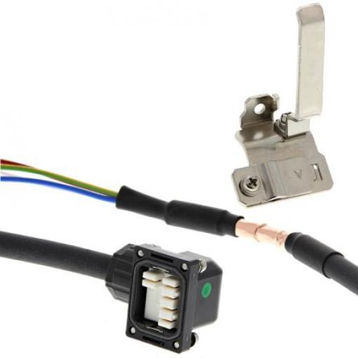 Kabel, Napájecí kabel, pro použití s: Servomotory 230 V. Omron