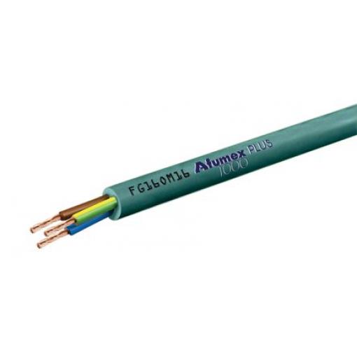Prysmian Napájecí kabel, řada: AFUMEX 1000 PLUS FG16OM16 4žilový 100 m Termoplast plášť, Zelená, vnější průměr: 13.4 mm