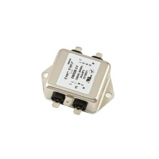 Filtr EMI, řada: 30, 250V, 60 Hz, 50 Hz, Montáž na rám, Fast-On, 16 A, počet fází: 1, United Automation, 1, 50 Ω, No