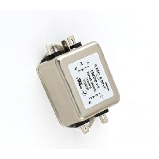 Filtr EMI, řada: 60, 250V, 60 Hz, 50 Hz, Montáž na rám, Fast-On, 16 A, počet fází: 1, United Automation, 1, 50 Ω, No