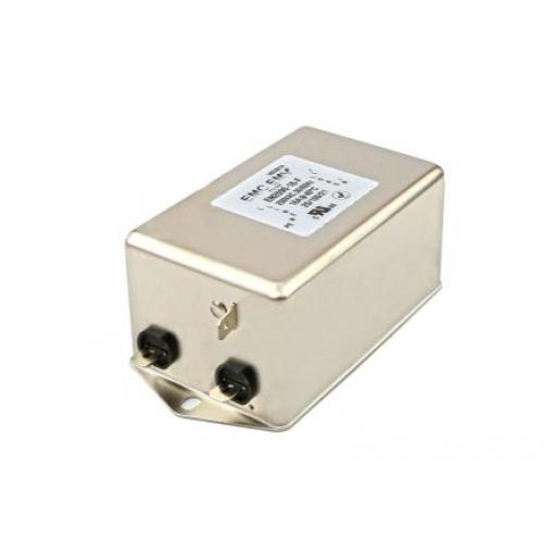Filtr EMI, řada: 90, 250V, 60 Hz, 50 Hz, Montáž na rám, Fast-On, 3 A, počet fází: 1, 0.29 mA, United Automation, 1, 50