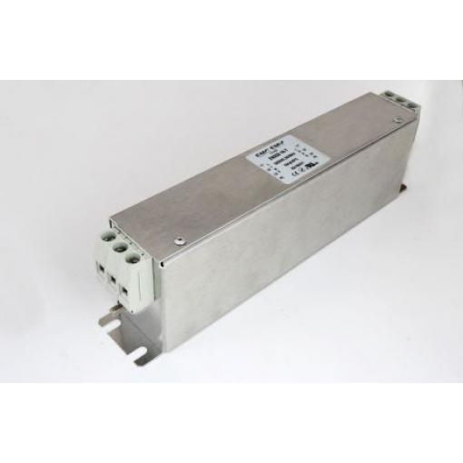 Filtr EMC, řada: 358, 480V ac, 60 Hz, Montáž na rám, Svorkovnice, 30 A, počet fází: 3, United Automation, No