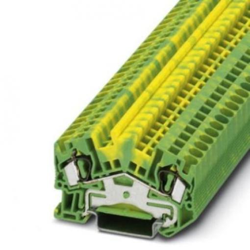 Spring cage ground terminal block